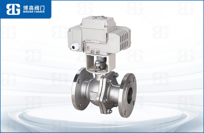 電動不鏽(xiu)鋼浮動球閥